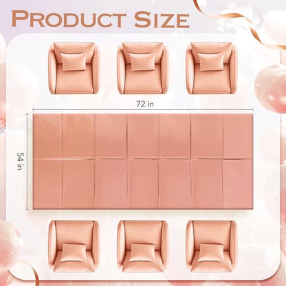 2pcs Rose Gold Foil Tablecloth 54*72inch Plastic Weddng Birthday Party Table Cloths Disposable Waterproof Table Cover for Elegant Event Anniversary Baby Shower Graduation Party Supplies - color: Rose Gold
