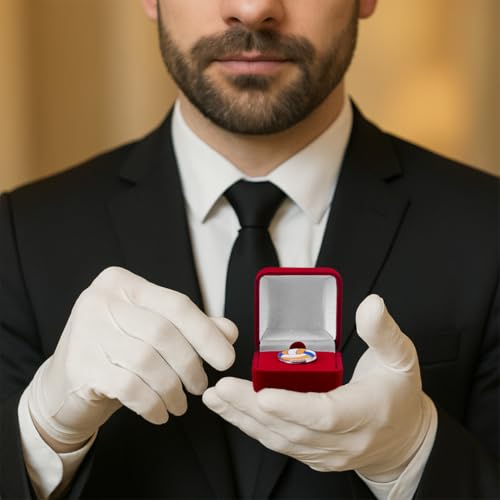 PH PandaHall 6pcs Velvet Badge Display Box, Red Jewelry Lapel Pin Gift Box Coin Presentation Display Boxs Badge Storage Display Case for Brooch Christmas Medal Collection, 1.67 x 1.67 x 1.08 Inch - color: Dark Red