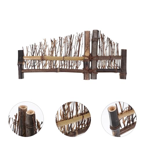 Housoutil Sushi Serving Fence Decor, Medium Two-fold Mini Japanese Sashimi Tray for Food Photography Backdrops and Tabletop Display