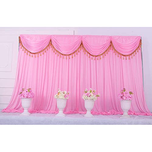 20ft x 10ft Backdrop Stand Pipe Kit Heavy Duty Wedding Backdrop Stand with Weighted Stainless Bases for Backdrop Frame Wedding Backdrop Ceremony Backdrop Show Display