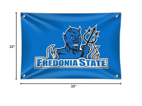 Fredonia State University Primary Logo Home Business Office Sign - Vinyl Banner - 22" x 33" (56cm x 84cm)