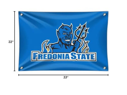 Fredonia State University Primary Logo Home Business Office Sign - Vinyl Banner - 22" x 33" (56cm x 84cm)