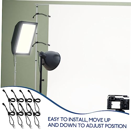 8Pcs Backdrop Support Clips Practical Photography Background Fixing Holders for Wrinkle Display and Secure Attachment Photo and Video