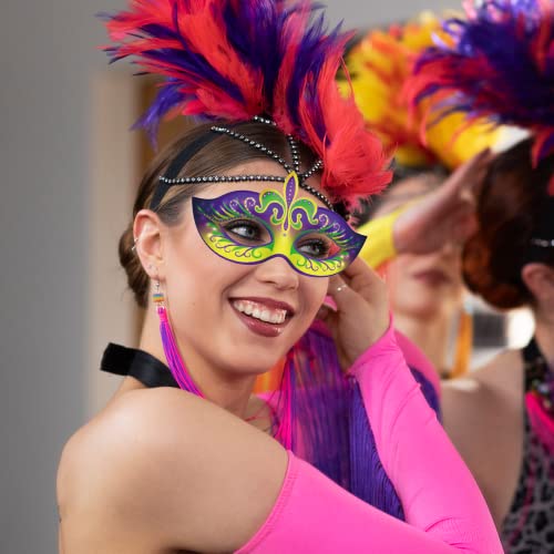 Mardi Gras Decorations Photo Booth Props- Fat Tuesday Carnival Masquerade New Orleands Party Photo Props - Mardi Gras Decor-Mardi Gras Party Favor Kit Birthday Party Supplies Decorations