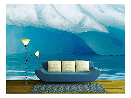 wall26 - Polar Bear at Svalbards Islands, Norway - Removable Wall Mural | Self-Adhesive Large Wallpaper - 66x96 inches - color: Artwork - 05, size: 66"x96"