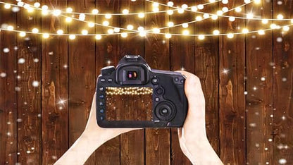 YYNXSY Rustic Glitter Wood Photography Backdrop for Wedding Party Banner Birthday Bridal Shower I Do BBQ Baby Shower Background Photo Booth 8X6FT YY-517 - size: 8X6FT
