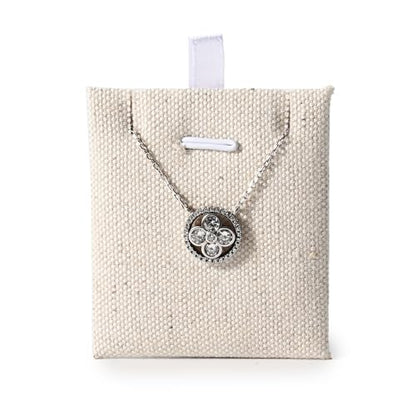 Oirlv 10 PCS Jewelry Display Cards Linen Earring Necklace Card for Selling - size: 10PCS Linen Jewelry Cards