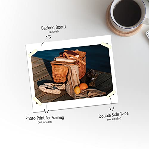 Golden State Art, 5x7 Backing Board Only, 4-Ply Thick 50 Single Backer Boards for Frame, Photo, Print - color: 50 Pack, size: 5x7