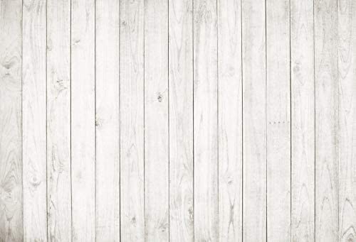 Yeele 12x8ft Vintage Wood Backdrop Retro Rustic White and Gray Wooden Floor Background for Photography Kids Adult Photo Booth Video Shoot Vinyl Studio Props