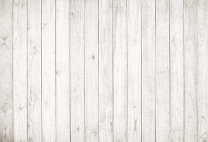 Yeele 12x8ft Vintage Wood Backdrop Retro Rustic White and Gray Wooden Floor Background for Photography Kids Adult Photo Booth Video Shoot Vinyl Studio Props