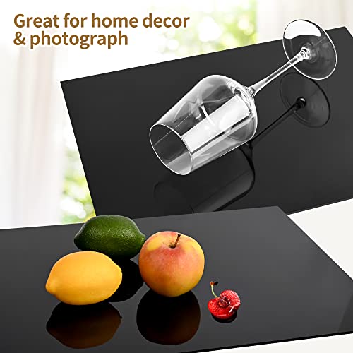 Lesnlok 20x20 Black Acrylic Sheet 1/8 inch Thick 3mm 2 Pieces Black Plexiglass Sheet,Suitable for Painting, Handicrafts, DIY Display Projects (2, 20 x 20) - size: 20 X 20 X 1/8