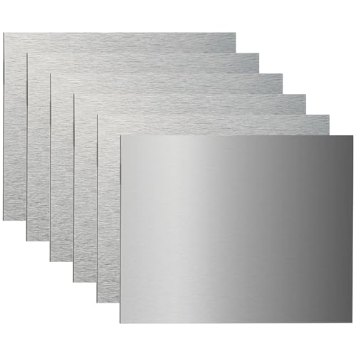 AlumaComp Aluminum Archival Painting & Mounting Panel 4x6, 6 Pack, Double-Sided, 100% Archival, Acid-Free, 4mm Thick, for All Media - size: 4x6" - 6 Pack