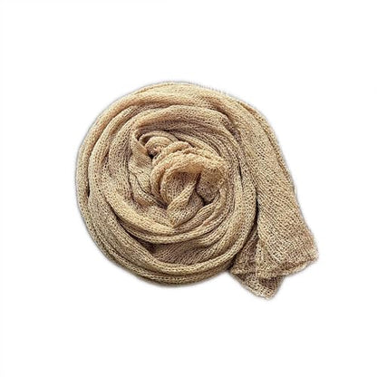 D&J DON&JUDY Long Newborn Ripple Wrap Photography Props Stretch Wrap Baby Shoot Posing Costume Outfit Knitted Camel Professional Poser …