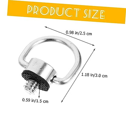 2Pcs Camera Screw with Washer Quick Release Ring Mounting Bracket for Tripod Compatible with Gimbal and Quick Release Plate Screw Tool for Photography