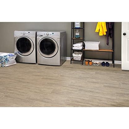 Mohawk Elite Mincle Grey Stone 8'6" W x 12' L Cut Sheet Vinyl Roll - color: Mincle Grey Stone, size: 8'6" W x 12' L
