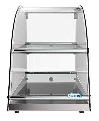 KoolMore DC-2CN Bakery Display Case, 2.4 Cu. Ft - 2 Shelves - size: 14 in. - 2 Shelves
