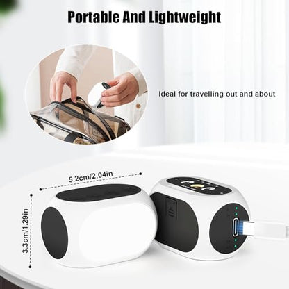 Magnetic Fill Light for Gimbal Stabilizer, Magnetic Light for DJI Gimbal Small Video Lights, 40 Led Portable Clip Cell Phone Selfie Lights, Rechargeable Selfie Lights with 3 Lights Modes