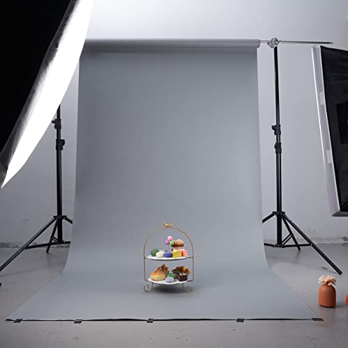 Seamless Photogrphy Background Paper, Paper Backdrop Roll for Photoshoot, 53" x16', Jet - color: Jet, size: 53"x16'