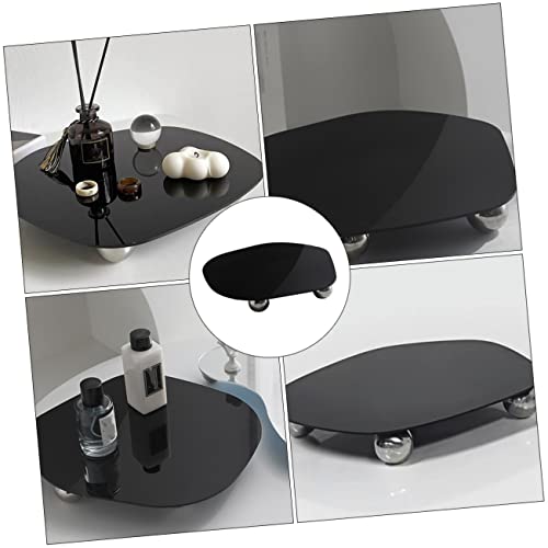Ciieeo 1Pc Acrylic Display Tray for Home Decor and Aromatherapy Unique Photography Prop and Sundries Storage Container Material Irregular Shape for Jewelry and Cosmetics Organization