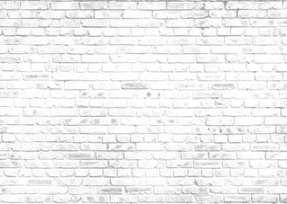 20x10ft Fabric White Brick Wall Texture Backdrop Abstract Old White Brick Stone Wall Background for Photoshoot Home Decor Party Decorations Photo Booth Props - size: 20x10FT