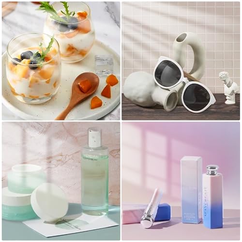 Product Photography Backdrops with Shadow Boards, 8Pcs 16 Curated Patterns Photography Prop Kit, Portable Small Photo Backdrop Board and PVC-Coated UGC Backdrops for Food Jewelry Mini Items, 16x11.5in