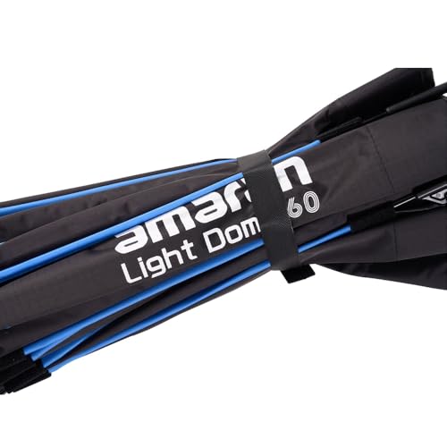 Amaran Light Dome 60 Bowens Mount Modifier,Size 60cm (2ft),Quick-Release Design with Grid,Two Difusion and Carrying Bag,Compatible with Amaran COB Lights and Other Bowens Mount fixtures - size: Medium