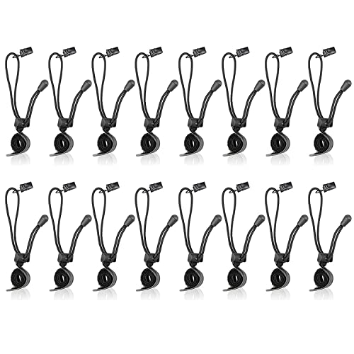 SLOW DOLPHIN Backdrop Background Muslin String Clips Holder Multifunctional for Photo Video Photography Studio 16 Pack, Black - size: 16 pcs clips
