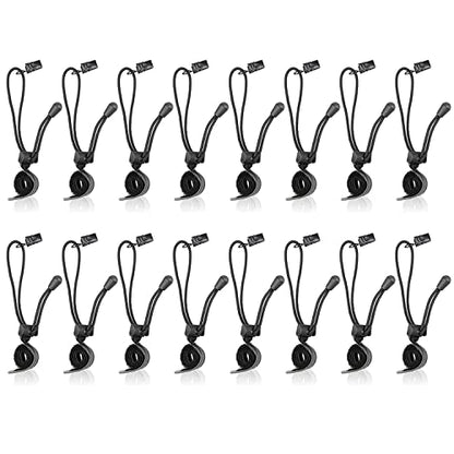 SLOW DOLPHIN Backdrop Background Muslin String Clips Holder Multifunctional for Photo Video Photography Studio 16 Pack, Black - size: 16 pcs clips