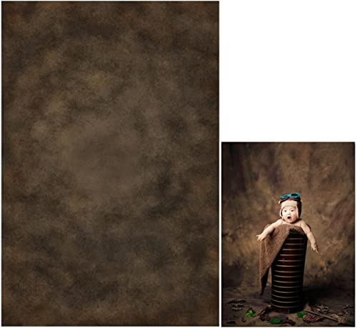 5x7ft Dark Brown Mottled Texture Photography Backdrop for Portrait Photo Studio Prop Abstract Background for Photographyer - color: TT-S0312, size: 5x7ft