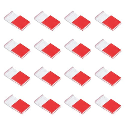 PATIKIL LED Strip Light Clips, 50pcs Cable Clamp Mounting Bracket Fixing Clip Holder with Screw Adhesive Wire Cord Management 10mm Width Strip Light - size: 1cm