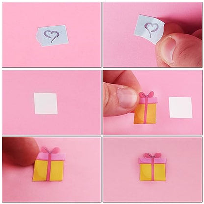 Scrapbook ADHESIVES by 3L Mounting Squares Permanent, White