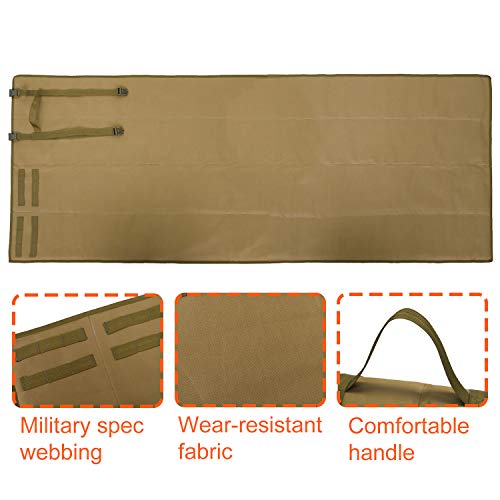 MYDAYS Tactical Roll Up Padded Shooting Mat,Non-Slip Durable Shooting Rest Hunting Accessories,Hunting Mats for Shooters