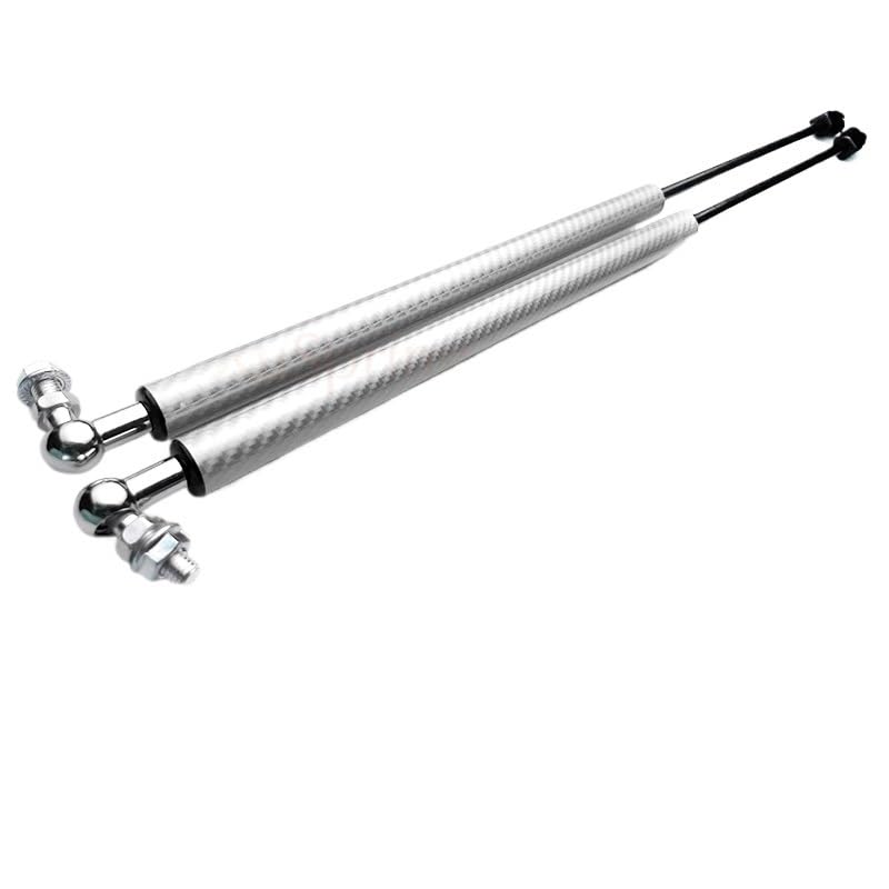Front Hood Bonnet 2015-2022 Compatible with Opel Astra K B16 Compatible with Buick Verano Lift Support Rod Shock Damper Prop Spring(Carbon silver) - color: Carbon silver