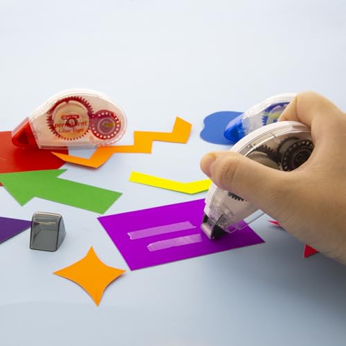 BAZIC Products Permanent Glue Tape, Double Sided, 8 mm x 8 m - size: 3-Pack