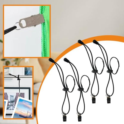 4 Pieces Backdrop Clips Clamps Reusable Multi Functional Trouser Fixing Clip