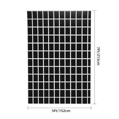 Black and White Grid Backdrop Background for Photography 5x7ft Photobooth Professional Photo Backdrop Curtains Video Photography Studio Photo Backgrounds Banner Booth Background Screen Parties - color: Black And White Grid