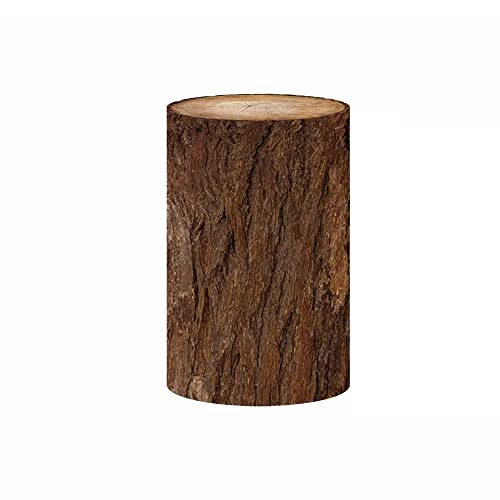 Vintage Wooden Pedestal Covers for Birthday Party Decoration Wood Grainy Texture Plinth Cover Wedding Bridal Shower Photography Baptism Communion Cylinder Cover Props NO-236-D40H90