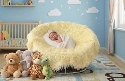 Kate Newborn Photography Props Stainless Steel Stand Set for Baby Photoshoot,Including Newborn Posing Beanbag Sleeve(Unfilled), Elastic Fabric and 6 Clamps (No Filler) - color: Stand with Beanbag，Elastic Fabric and 6 Clamps