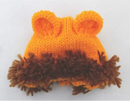 Fashion Cute Newborn Boy Girls Baby Costume Outfits Photography Props Hat Pants - color: Ginger Yellow