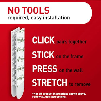 Command 15 lb Large Picture Hanging Strips 28 Pairs (56 Strips), Damage-Free Hanging Picture Hangers, No Tools Wall Hanger for Home Decor, White Adhesive - style: 28 Pairs