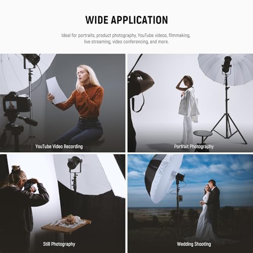 NEEWER 71"/180cm Parabolic Reflective Photography Umbrella Softbox with White Inner Diffuser Cover, Cleaning Cloth & Bag, Quick Fold for Camera Studio Tripod Video Light Monolight Flash Lighting, NS4U