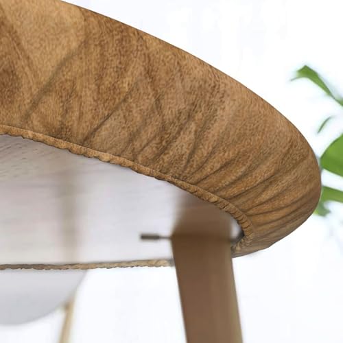 Flower Texture Background Oval Tablecover Fitted with Elastic, Water Proof, Easy to Clean，Picnic, Party,Terrace, Flowers, Fits 42"x60" Oval Tables, Style38 - color: Wood Texture -10, size: 42" x 60" (Oval)