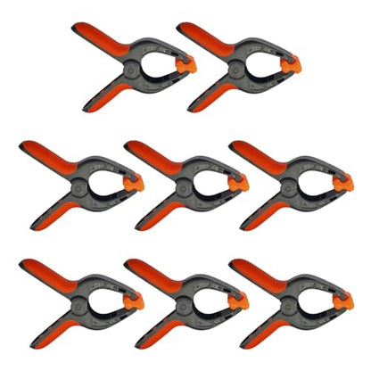 8pcs 4" Woodworking Fixing Tools Spring Clamp Photo Studio Background & Green Screen Fixing Clips for Model Making, Toggle Clamps Wood Fixing Tools Photo Studio Background Pipe Clamp