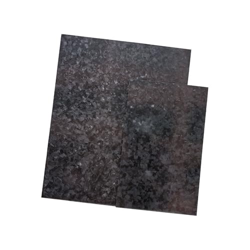 1pc 200x250mm Marble Texture Carbon Fiber Sheet, Glossy Forged Carbon Fiber Plate CFK Board(2.5x200x250mm)