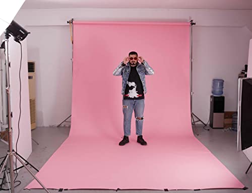 Huamei Seamless Photography Background Paper, Photo Backdrop Paper (8.9x36 Feet, #17 Carnation Pink) - color: Carnation Pink, size: 107''x36'