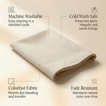 ACCENTHOME Accent Home 100% Cotton Napkins, Delicate Cloth Napkins for Dinners, Parties and Weddings，18 x 18 Inch Set of 12 - Natural - color: 01 - Natural - Twill, size: 18"x18" - Pack of 12