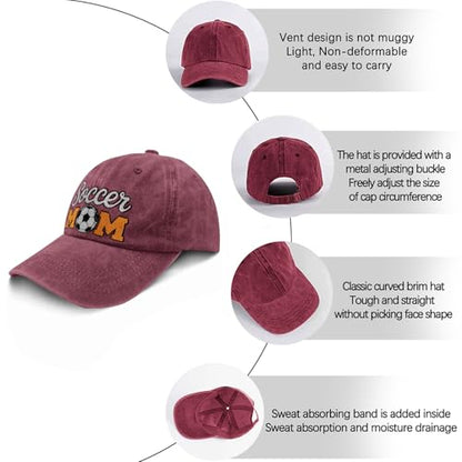 INVULNERABLE Funny Trucker Hat Embroidered Hat Baseball Cap Hats Men Funny Hats Women - color: Soccer