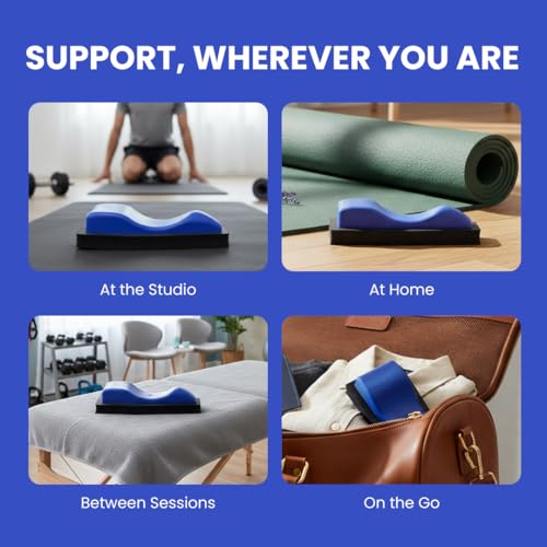Sacro Wedgy® Male Sacrum Support Wedge – Contoured Sacral Positioning Tool with 3/4" Elevation Pad & Instruction Booklet – for Positioning & Relaxation Routines