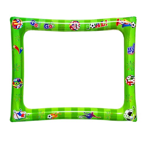 Giant FIFA World Cup 2026 Inflatable Photo Photo Frame, Funny Soccer Photo Booth Props for FIFA World Cup Decorations Photo Backdrop Soccer Lovers Handheld Selfie Props - color: Fifa World Cup