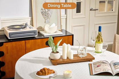 Narrow 17" Acacia Wood Riser Pedestal Stand – Farmhouse Wood Display Riser for Kitchen and Bathroom Decor - Counter Display, Plant Stand, Jewelry Holder, Vanity Tray, Candle Stand (Narrow:17"x6"x1.57") - size: Narrow:17"x6"